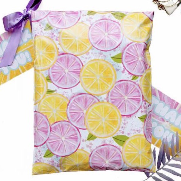 Lemonade 🍋 Poly Mailer’s 10x13 Pack of 25 - Picture 1 of 8
